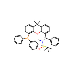 (R)-N-((S)-(5-(Diphenylphosphino)-9,9-dimethyl-9H-xanthen-4-yl)(phenyl)methyl)-N,2-dimethylpropane-2-sulfinamide