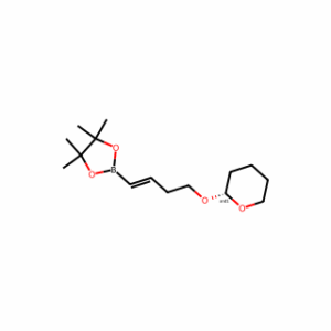 (E)-4,4,5,5-Tetramethyl-2-(4-((tetrahydro-2H-pyran-2-yl)oxy)but-1-en-1-yl)-1,3,2-dioxaborolane