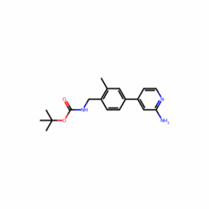 tert-Butyl (4-(2-aminopyridin-4-yl)-2-methylbenzyl)carbamate