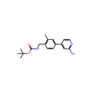 tert-Butyl (4-(2-aminopyridin-4-yl)-2-methylbenzyl)carbamate