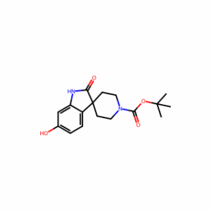 tert-Butyl 6-hydroxy-2-oxospiro[indoline-3,4′-piperidine]-1′-carboxylate