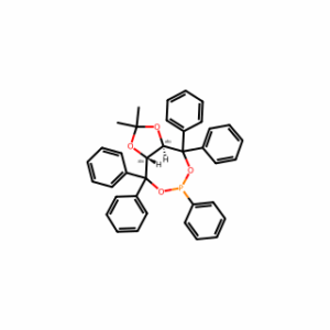(3aR,8aR)-2,2-Dimethyl-4,4,6,8,8-pentaphenyltetrahydro-[1,3]dioxolo[4,5-e][1,3,2]dioxaphosphepine
