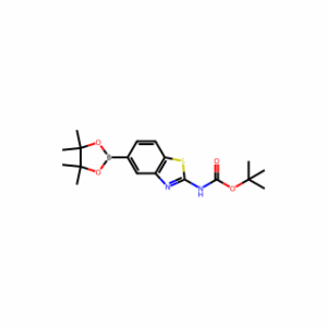 tert-Butyl (5-(4,4,5,5-tetramethyl-1,3,2-dioxaborolan-2-yl)benzo[d]thiazol-2-yl)carbamate