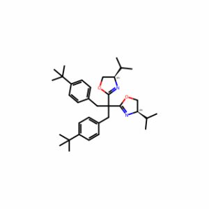 (4R,4′R)-2,2′-(1,3-Bis(4-(tert-butyl)phenyl)propane-2,2-diyl)bis(4-isopropyl-4,5-dihydrooxazole)