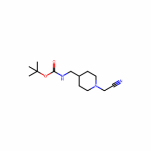 tert-Butyl ((1-(cyanomethyl)piperidin-4-yl)methyl)carbamate