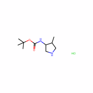 tert-Butyl (4-methylpyrrolidin-3-yl)carbamate hydrochloride