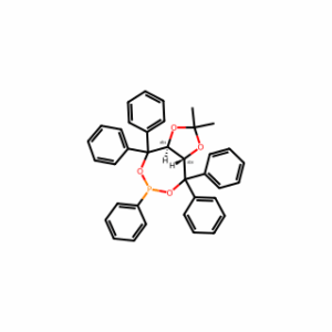 (3aS,8aS)-2,2-Dimethyl-4,4,6,8,8-pentaphenyltetrahydro-[1,3]dioxolo[4,5-e][1,3,2]dioxaphosphepine