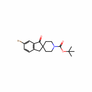 tert-Butyl 6-bromo-1-oxo-1,3-dihydrospiro[indene-2,4′-piperidine]-1′-carboxylate