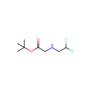 tert-Butyl 2-((2,2-difluoroethyl)amino)acetate