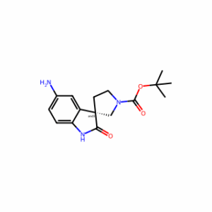 tert-Butyl 5-amino-2-oxospiro[indoline-3,3′-pyrrolidine]-1′-carboxylate