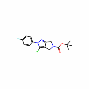 tert-Butyl 3-chloro-2-(4-fluorophenyl)-4,6-dihydropyrrolo[3,4-c]pyrazole-5(2H)-carboxylate