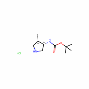 tert-Butyl ((3S,4S)-4-methylpyrrolidin-3-yl)carbamate hydrochloride