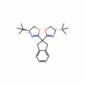 (4S,4′S)-2,2′-(2,3-Dihydro-1H-indene-2,2-diyl)bis(4-(tert-butyl)-4,5-dihydrooxazole)
