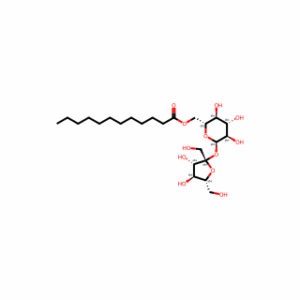 ((2R,3S,4S,5R,6R)-6-(((2S,3S,4S,5R)-3,4-Dihydroxy-2,5-bis(hydroxymethyl)tetrahydrofuran-2-yl)oxy)-3,4,5-trihydroxytetrahydro-2H-pyran-2-yl)methyl dodecanoate