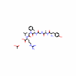 L-tyrosyl-D-alanylglycyl-L-phenylalanyl-L-leucyl-L-arginine--acetic acid (1/1)