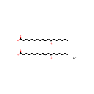Zinc(Ii) (R,E)-12-Hydroxyoctadec-9-Enoate
