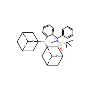 (R)-N-((R)-(2-(Di(adamantan-1-yl)phosphino)phenyl)(phenyl)methyl)-N,2-dimethylpropane-2-sulfinamide