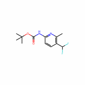 tert-Butyl (5-(difluoromethyl)-6-methylpyridin-2-yl)carbamate