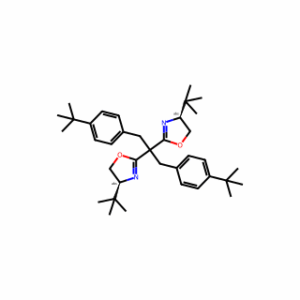 (4S,4′S)-2,2′-(1,3-Bis(4-(tert-butyl)phenyl)propane-2,2-diyl)bis(4-(tert-butyl)-4,5-dihydrooxazole)