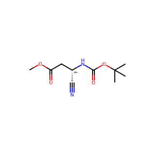 (S)-Methyl 3-((tert-butoxycarbonyl)amino)-3-cyanopropanoate