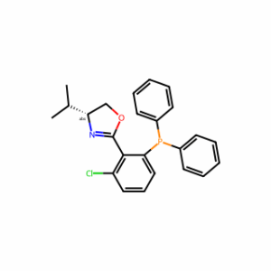 (R)-2-(2-Chloro-6-(diphenylphosphaneyl)phenyl)-4-isopropyl-4,5-dihydrooxazole