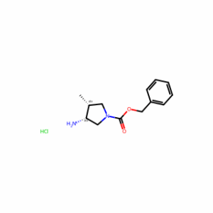 (3R,4R)-Benzyl 3-amino-4-methylpyrrolidine-1-carboxylate hydrochloride