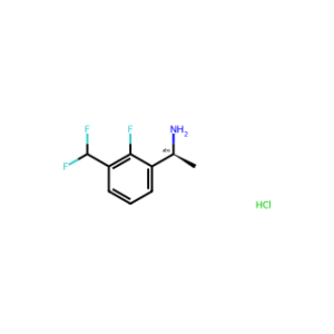 (S)-1-(3-(Difluoromethyl)-2-fluorophenyl)ethan-1-amine hydrochloride