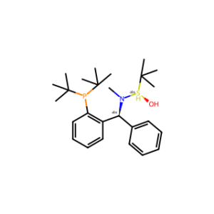 (R)-N-((S)-(2-(Di-tert-butylphosphino)phenyl)(phenyl)methyl)-N,2-dimethylpropane-2-sulfinamide