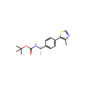 (S)-Tert-Butyl (1-(4-(4-Methylthiazol-5-Yl)Phenyl)Ethyl)Carbamate