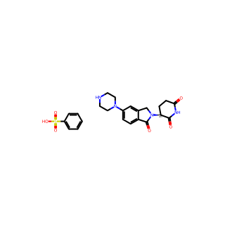 (S)-3-(1-Oxo-5-(piperazin-1-yl)isoindolin-2-yl)piperidine-2,6-dione benzenesulfonate