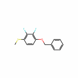 (4-(Benzyloxy)-2,3-difluorophenyl)(methyl)sulfane