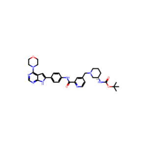 (R)-tert-Butyl (1-((2-((4-(4-morpholino-7H-pyrrolo[2,3-d]pyrimidin-6-yl)phenyl)carbamoyl)pyridin-4-yl)methyl)piperidin-3-yl)carbamate