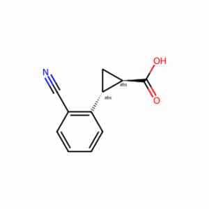 (1R,2R)-2-(2-Cyanophenyl)cyclopropanecarboxylic acid