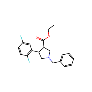 Trans-ethyl-1-benzyl-4-(2,5-difluorophenyl)pyrrolidine-3-carboxylate