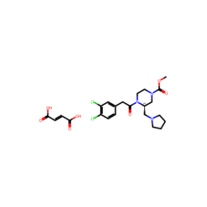 (R)-Methyl 4-(2-(3,4-dichlorophenyl)acetyl)-3-(pyrrolidin-1-ylmethyl)piperazine-1-carboxylate fumarate