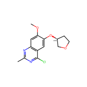 (S)-4-Chloro-7-methoxy-2-methyl-6-[(tetrahydro-3-furyl)oxy]quinazoline