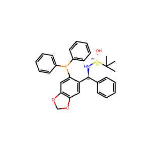 (R)-N-[(S)-[6-(Diphenylphosphino)benzo[d][1,3]dioxol-5-yl](phenyl)methyl]-2-methylpropane-2-sulfinamide