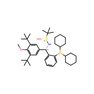 (R)-N-((S)-(3,5-Di-tert-butyl-4-methoxyphenyl)(2-(dicyclohexylphosphanyl)phenyl)methyl)-2-methylpropane-2-sulfinamide