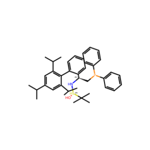 (R)-N-((S)-2-(Diphenylphosphanyl)-1-(2′,4′,6′-triisopropyl-[1,1′-biphenyl]-2-yl)ethyl)-2-methylpropane-2-sulfinamide