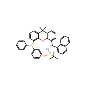 (R)-N-((S)-(5-(Diphenylphosphanyl)-9,9-dimethyl-9H-xanthen-4-yl)(naphthalen-1-yl)methyl)-2-methylpropane-2-sulfinamide