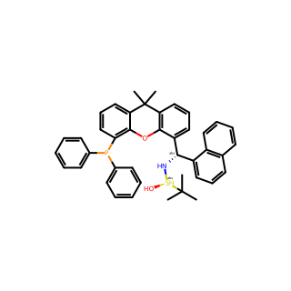 (R)-N-((S)-(5-(Diphenylphosphanyl)-9,9-dimethyl-9H-xanthen-4-yl)(naphthalen-1-yl)methyl)-2-methylpropane-2-sulfinamide