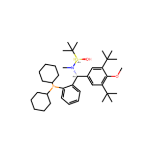 (R)-N-((R)-(3,5-Di-tert-butyl-4-methoxyphenyl)(2-(dicyclohexylphosphanyl)phenyl)methyl)-N,2-dimethylpropane-2-sulfinamide