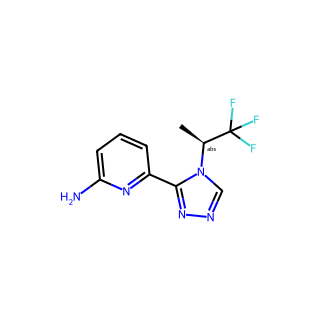 (S)-6-(4-(1,1,1-Trifluoropropan-2-yl)-4H-1,2,4-triazol-3-yl)pyridin-2-amine
