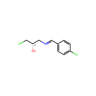(S)-1-Chloro-3-((4-chlorobenzylidene)amino)propan-2-ol
