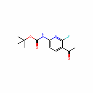 tert-Butyl (5-acetyl-6-fluoropyridin-2-yl)carbamate