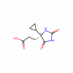 (R)-3-(4-Cyclopropyl-2,5-dioxoimidazolidin-4-yl)propanoic acid