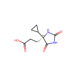 (R)-3-(4-Cyclopropyl-2,5-dioxoimidazolidin-4-yl)propanoic acid