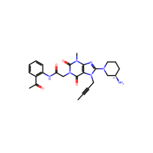 (R)-N-(2-Acetylphenyl)-2-(8-(3-aminopiperidin-1-yl)-7-(but-2-yn-1-yl)-3-methyl-2,6-dioxo-2,3,6,7-tetrahydro-1H-purin-1-yl)acetamide (Linagliptin Impurity)
