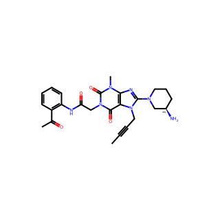 (R)-N-(2-Acetylphenyl)-2-(8-(3-aminopiperidin-1-yl)-7-(but-2-yn-1-yl)-3-methyl-2,6-dioxo-2,3,6,7-tetrahydro-1H-purin-1-yl)acetamide (Linagliptin Impurity)