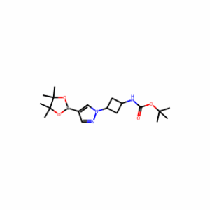 tert-Butyl (3-(4-(4,4,5,5-tetramethyl-1,3,2-dioxaborolan-2-yl)-1H-pyrazol-1-yl)cyclobutyl)carbamate